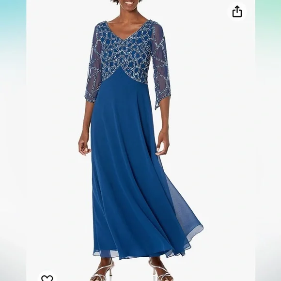 knee length dresses for ladies J Kara Long Mother of the Bride Dress Sale